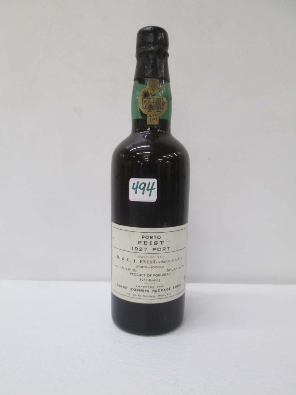 SINGLE BOTTLE OF VINTAGE PORT,