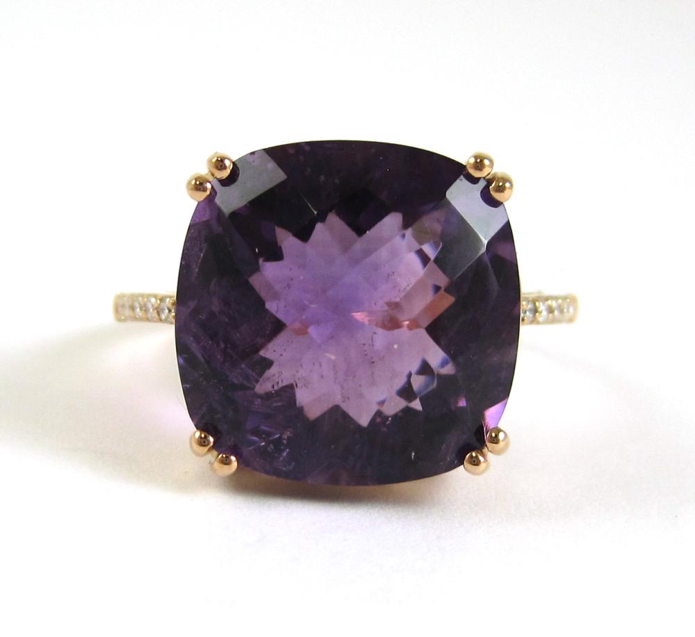 AMETHYST DIAMOND AND FOURTEEN 3165b1