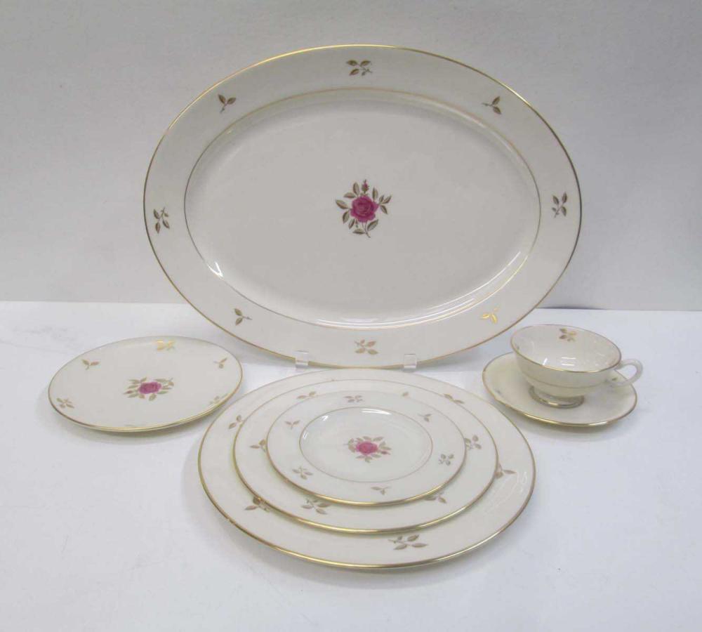 LENOX RHODORA CHINA SET 81 PIECES 3165cf