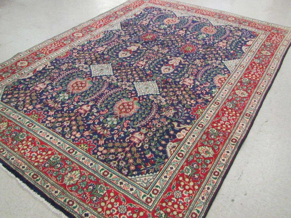 HAND KNOTTED PERSIAN CARPET, OVERALL