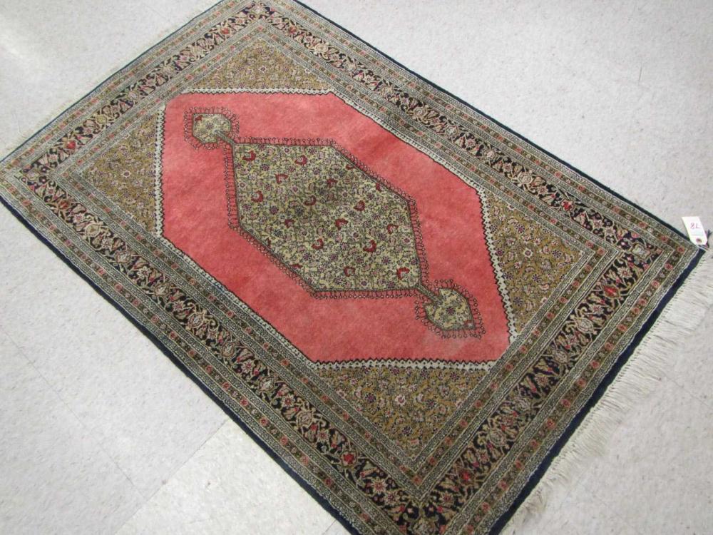 PERSIAN SILK AREA RUG FEATURING 316631