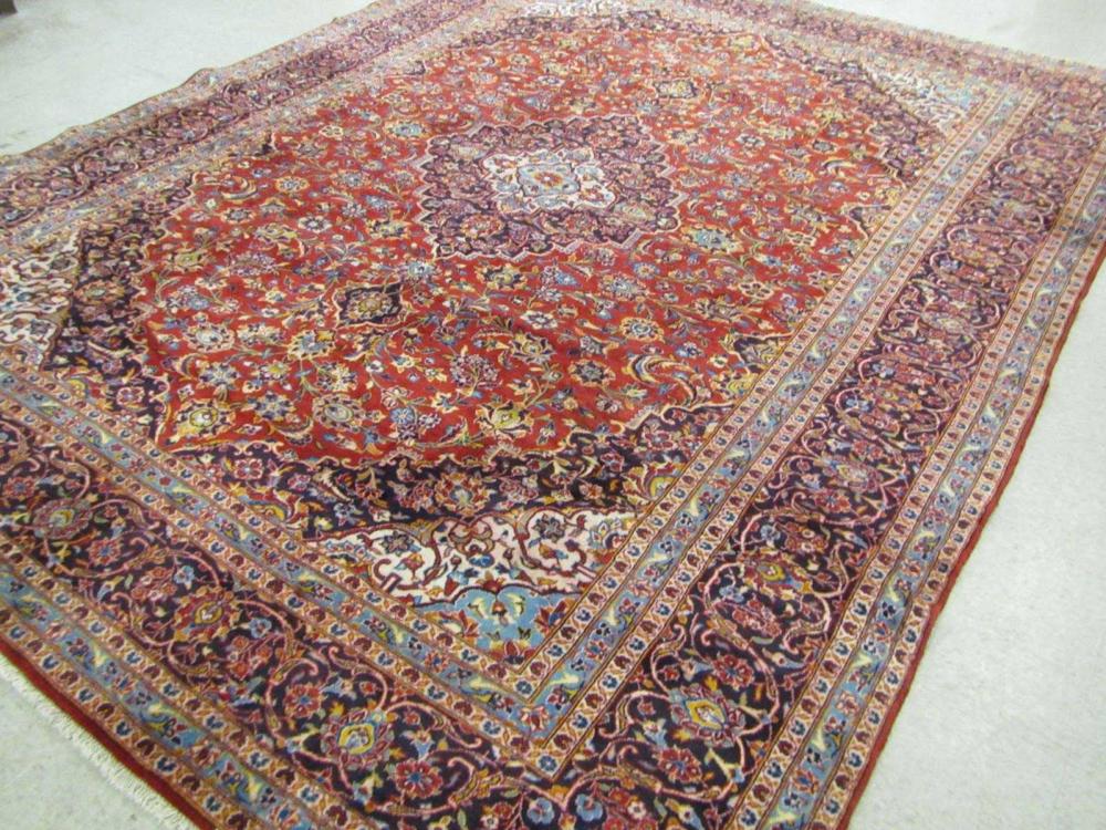 HAND KNOTTED PERSIAN CARPET, FLORAL