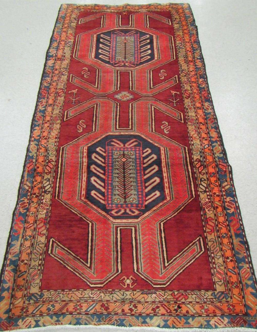 HAND KNOTTED PERSIAN TRIBAL AREA 31665a