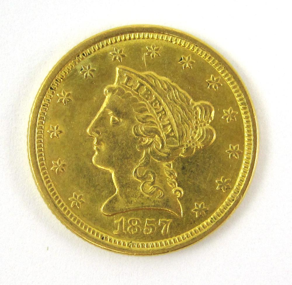 U.S. TWO AND ONE-HALF DOLLAR GOLD