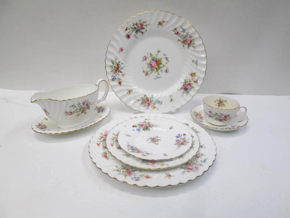 SIXTY-ONE PIECE MINTON MARLOW CHINA