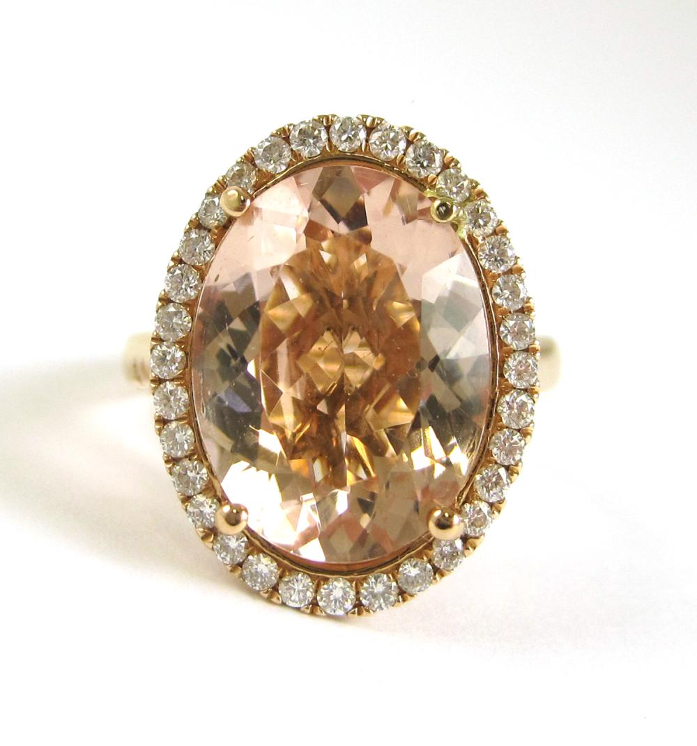 MORGANITE, DIAMOND AND FOURTEEN