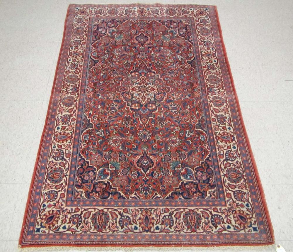 SEMI ANTIQUE PERSIAN KASHAN AREA 3166f0