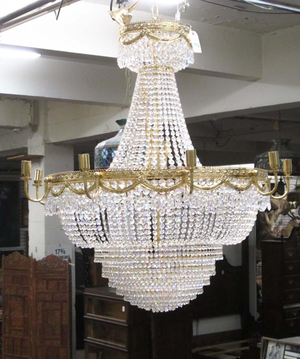 LOUIS XV STYLE ITALIAN MURANO CRYSTAL 316785