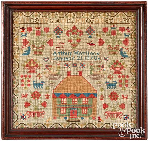 WOOLHOUSE SAMPLER, 1890, WROUGHT