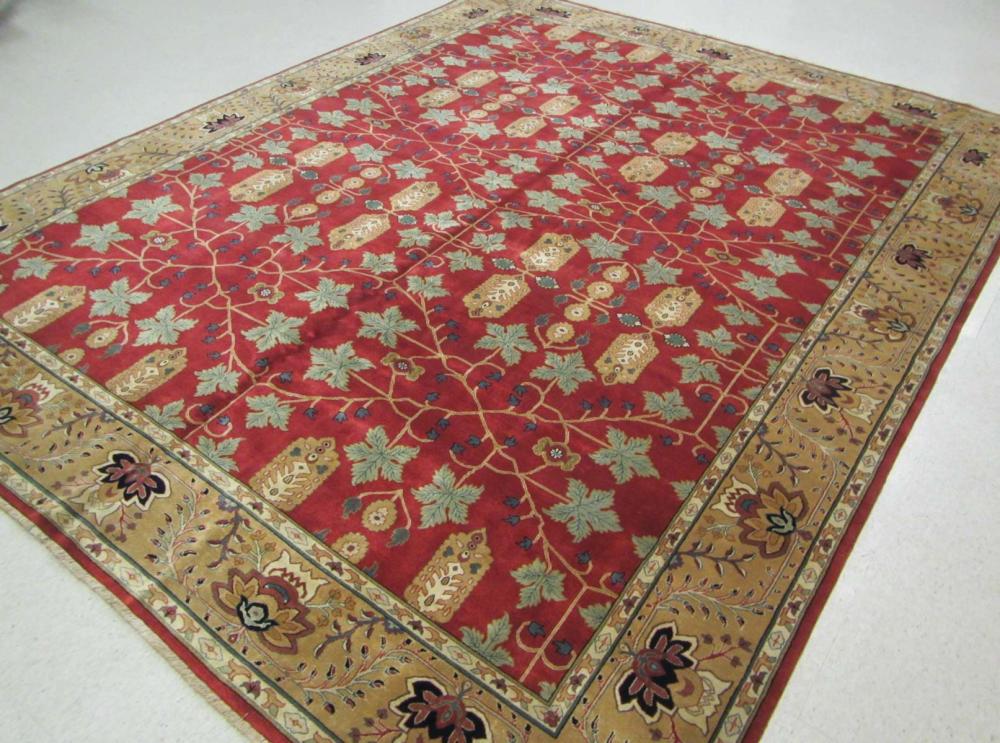 HAND KNOTTED ORIENTAL CARPET INDO PERSIAN  3167c8