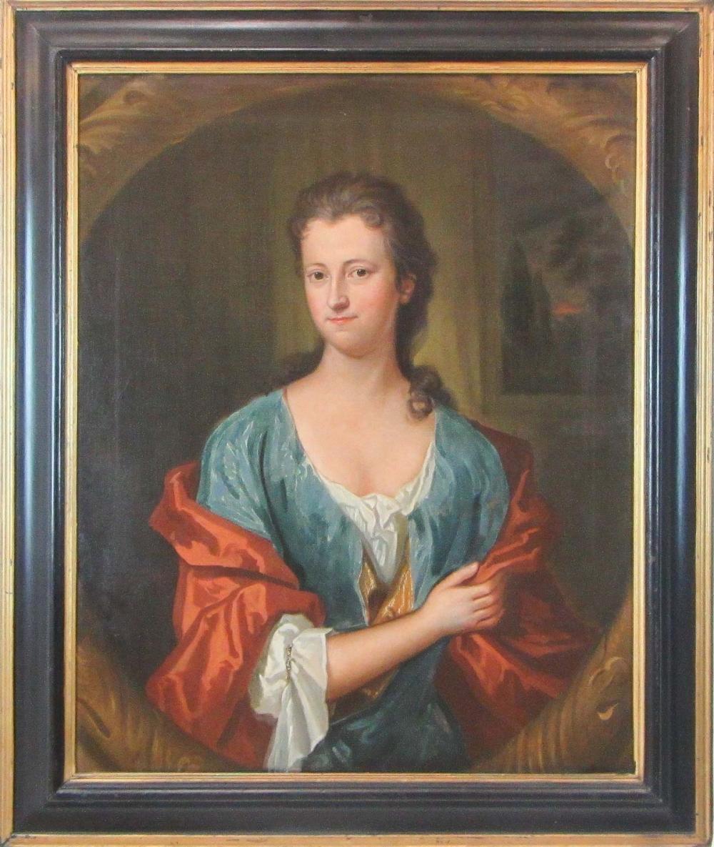 PORTRAIT OF A LADY, OIL ON CANVAS