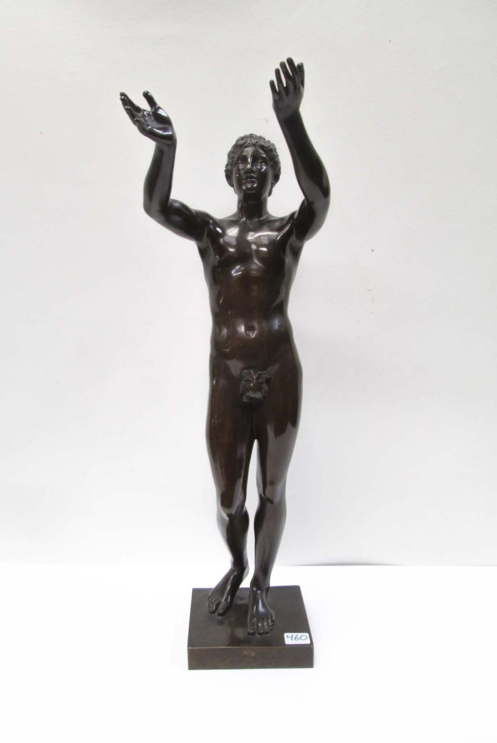 TIFFANY CO BRONZE MALE NUDE 316815