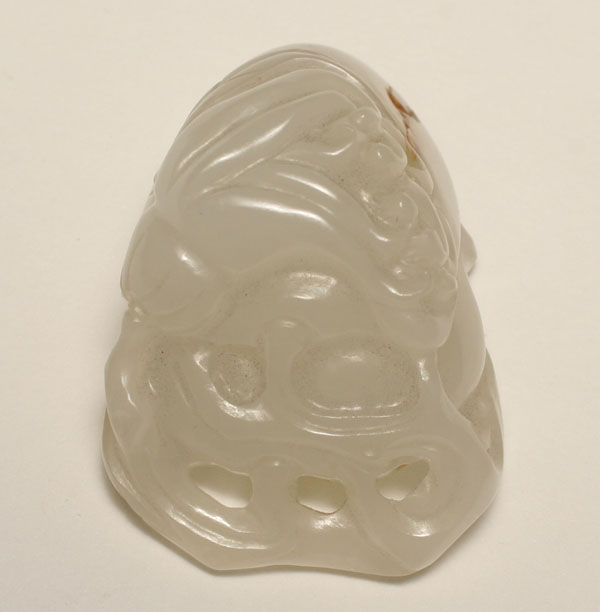 Chinese nephrite jade carving in the