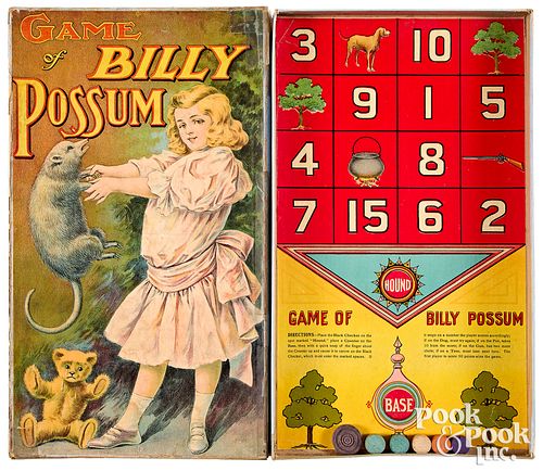 GAME OF BILLY POSSUM, CA. 1909Game