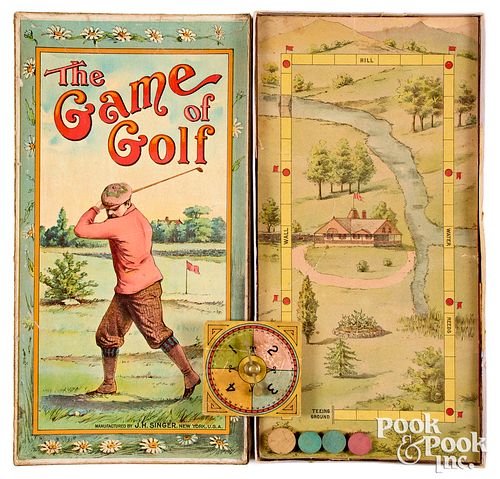 J.H. SINGER THE GAME OF GOLF, CA.