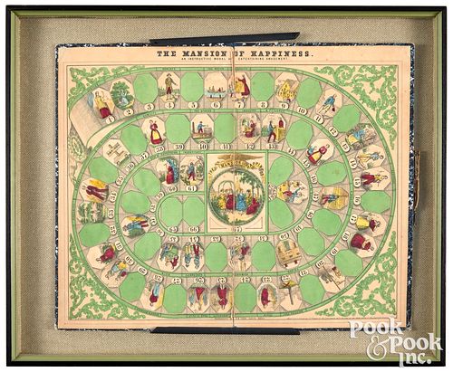 IVES MANSION OF HAPPINESS GAMEBOARD  3168be