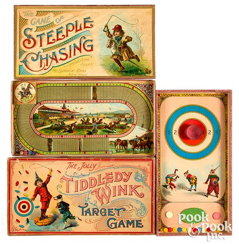TWO EARLY MCLOUGHLIN BROS. GAMES,
