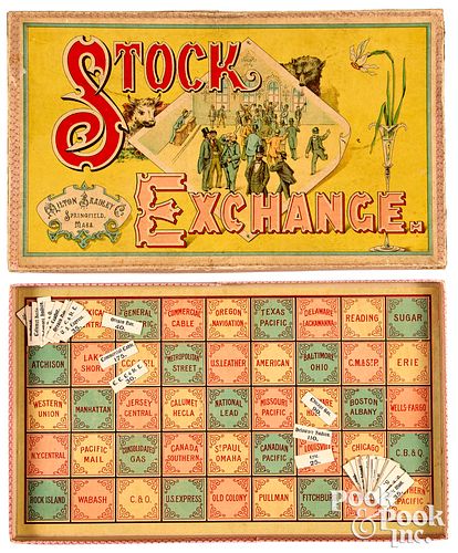 MILTON BRADLEY STOCK EXCHANGE GAME,