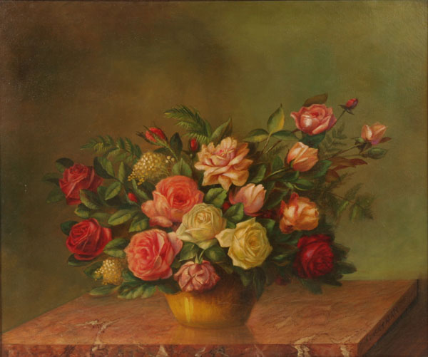 I. Pachtman? (20th century) floral