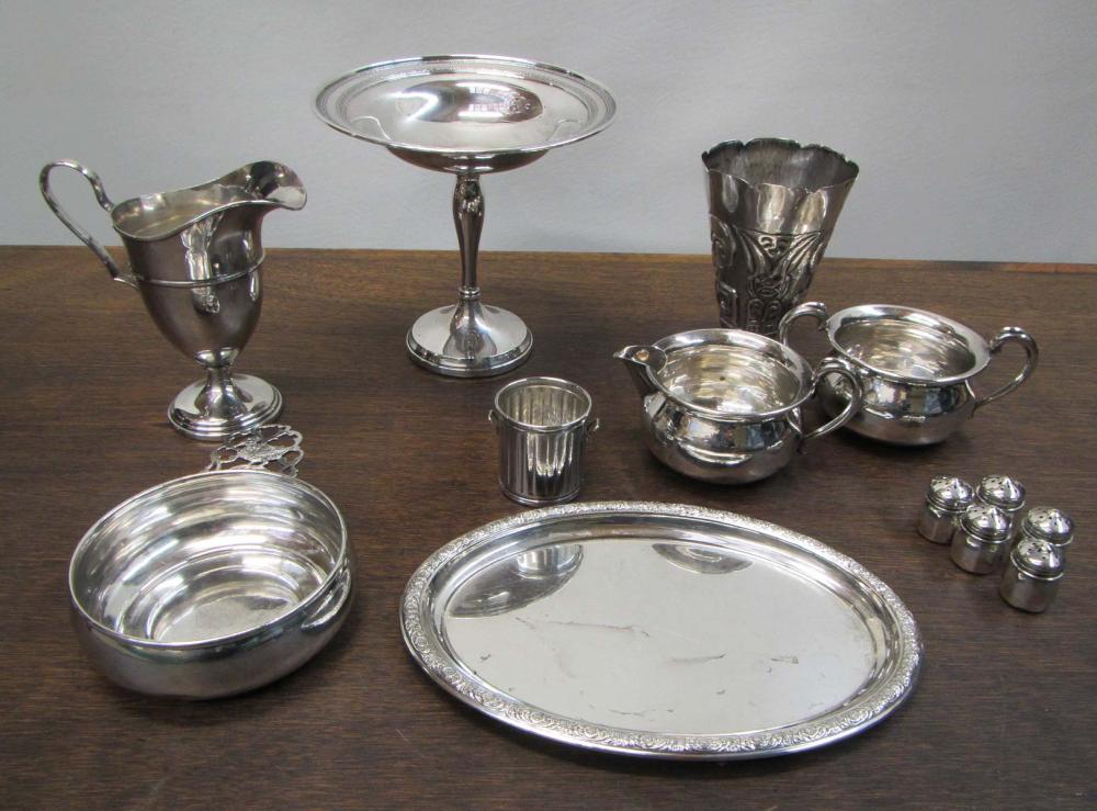 ASSORTED STERLING SILVER TABLEWARE  316932