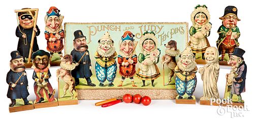 MCLOUGHLIN BROS. PUNCH & JUDY TEN