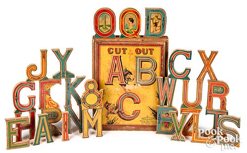 WHITNEY REED CUT OUT ABC BLOCKS,