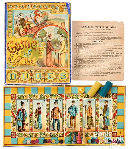 BLISS GAME OF DUDES, CA. 1890Bliss