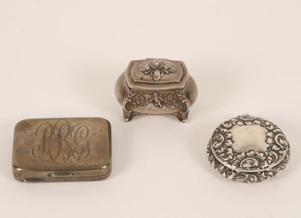 Sterling silver pill box miniature 4f0f6