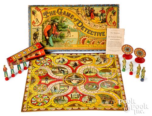 BLISS GAME OF DETECTIVE, CA. 1889Bliss