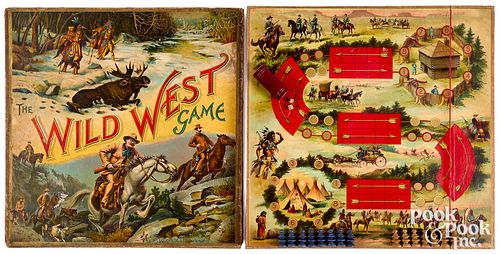 MCLOUGHLIN BROS. WILD WEST GAME,