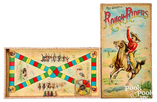 GAME OF ROUGH RIDERS LATE 19TH 3169ab