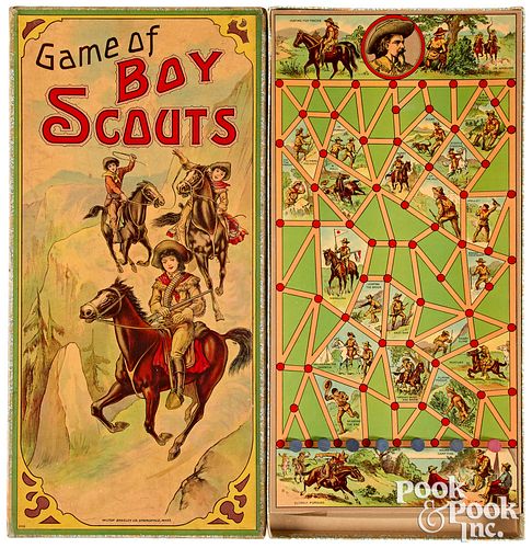 MILTON BRADLEY GAME OF BOY SCOUTS,