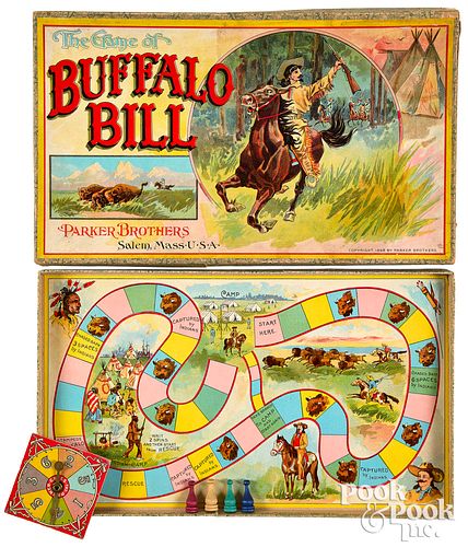 PARKER BROS GAME OF BUFFALO BILL  3169a8