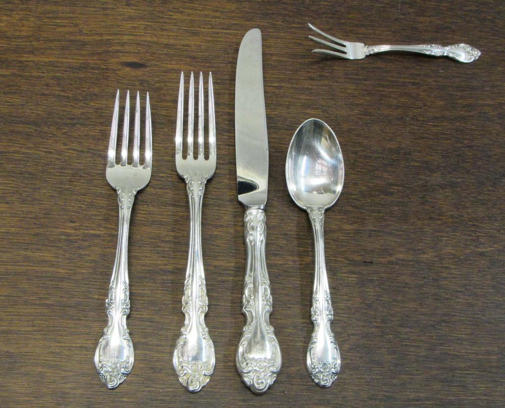 GORHAM MELROSE STERLING SILVER FLATWARE