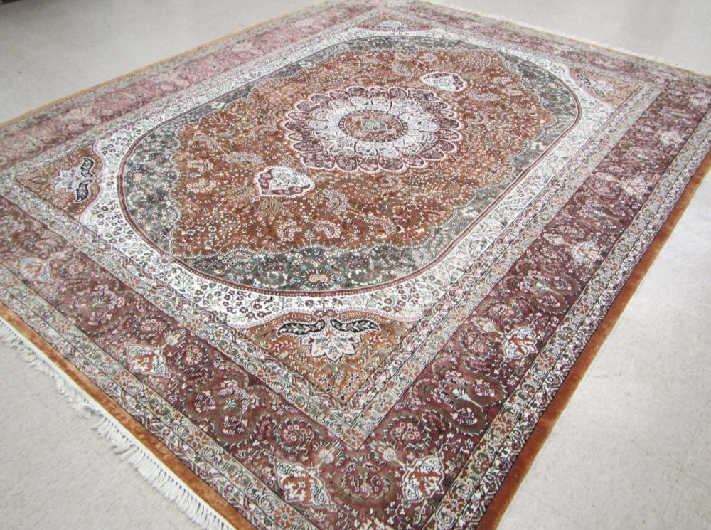 HAND KNOTTED ORIENTAL CARPET INDO PERSIAN  3169f8