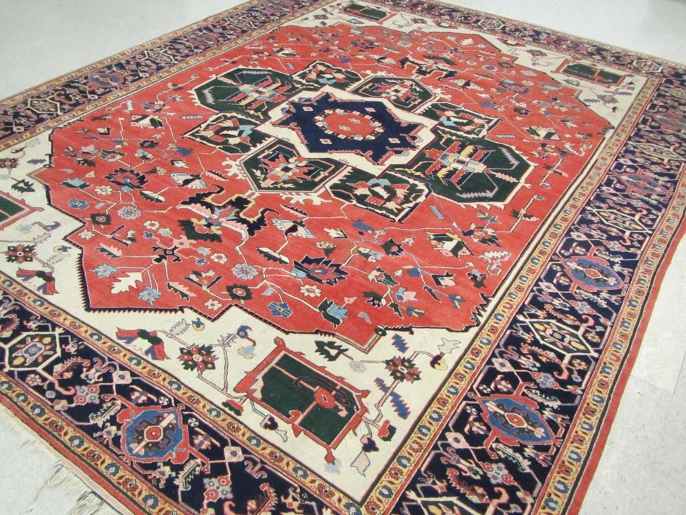 HAND KNOTTED ORIENTAL CARPET PERSIAN 316a22