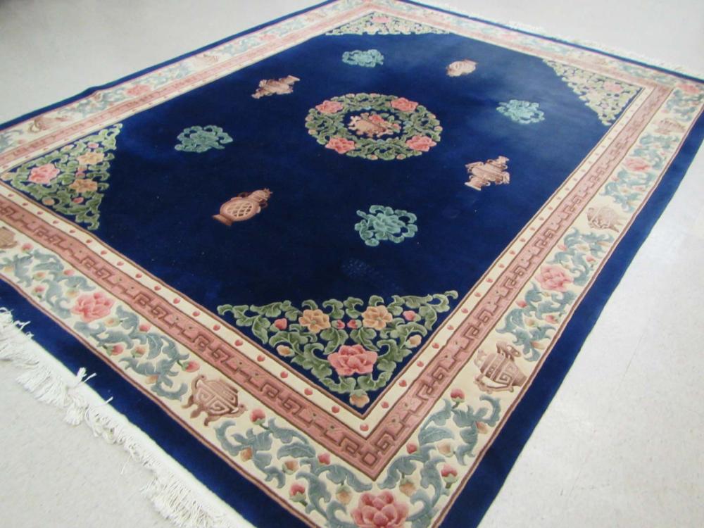 HAND KNOTTED CHINESE CARPET TRADITIONAL 316a28