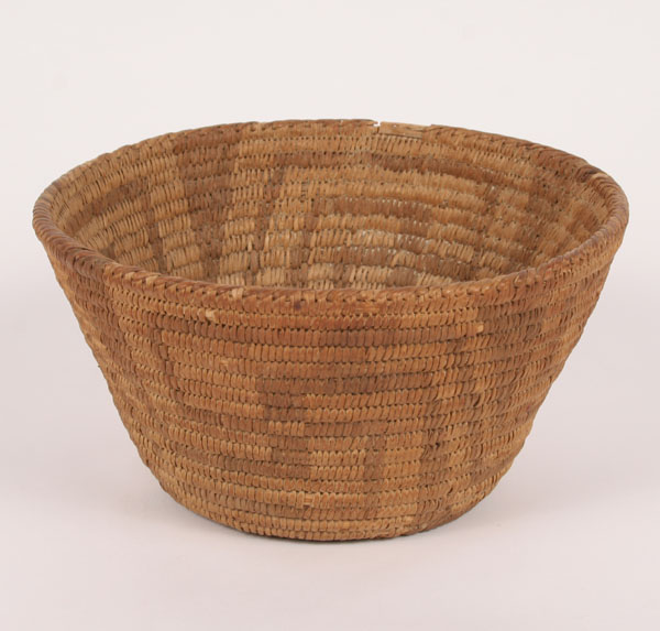 Native American Pima woven basket;