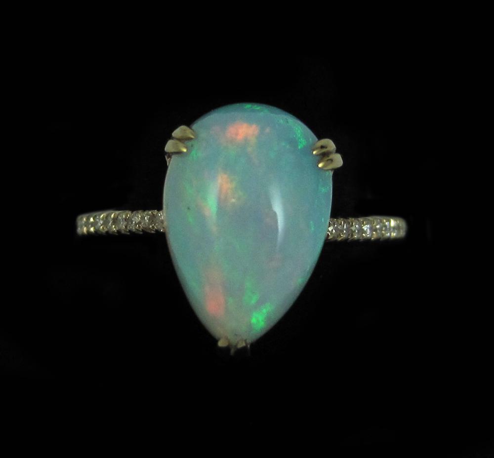 OPAL DIAMOND AND FOURTEEN KARAT 316a3d