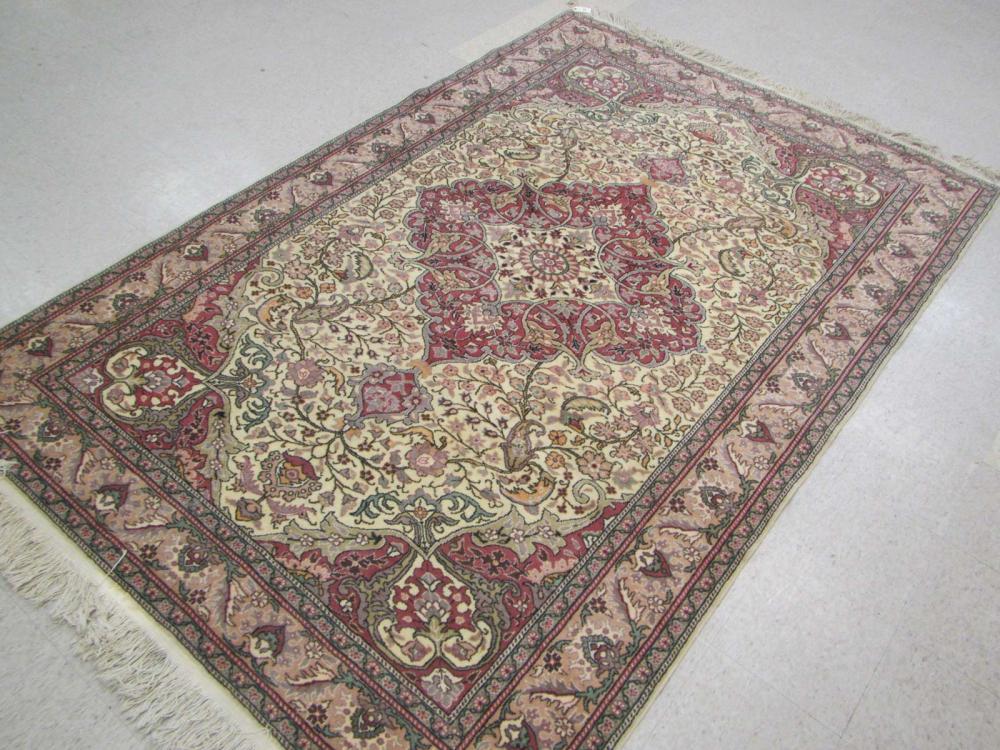 HAND KNOTTED ORIENTAL CARPET PERSIAN 316a92