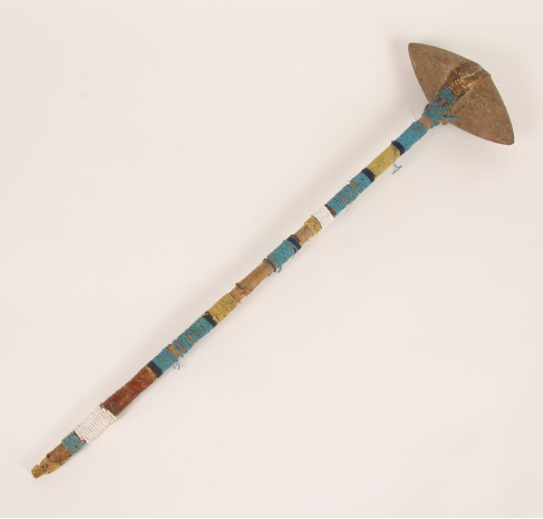 Native American war club; Plains Indian