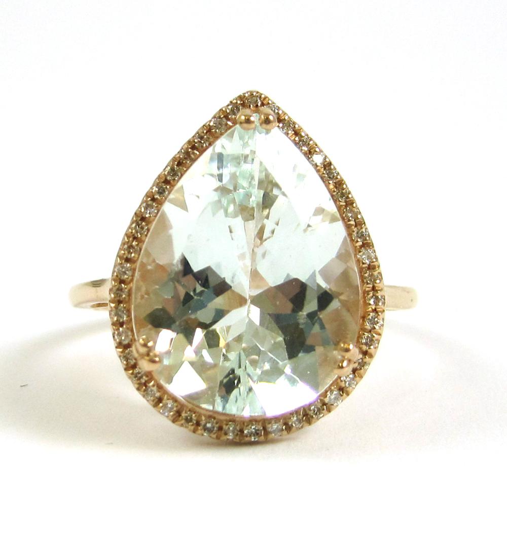 AQUAMARINE DIAMOND AND FOURTEEN 316b01