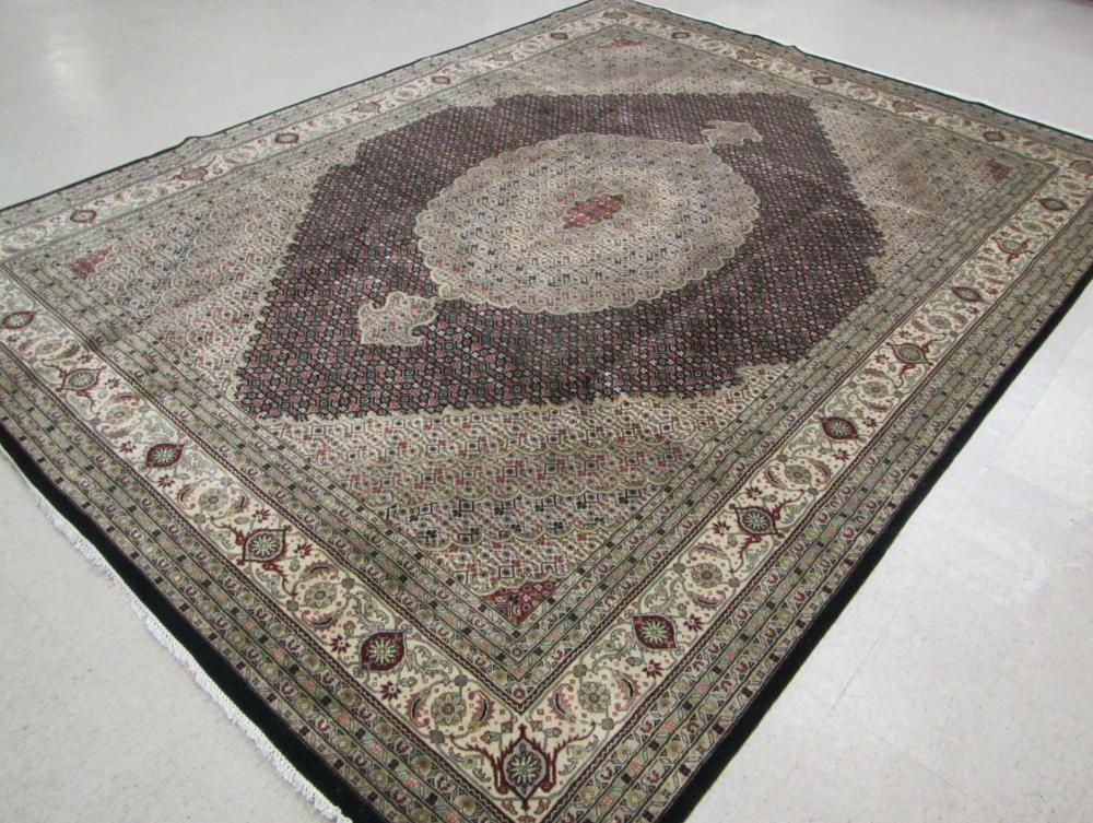 HAND KNOTTED ORIENTAL CARPET PERSIAN 316b23