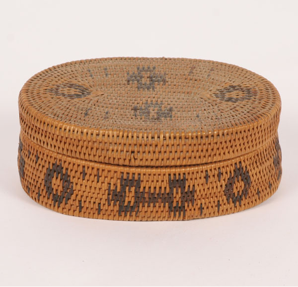 Native American Pomo? woven basket;