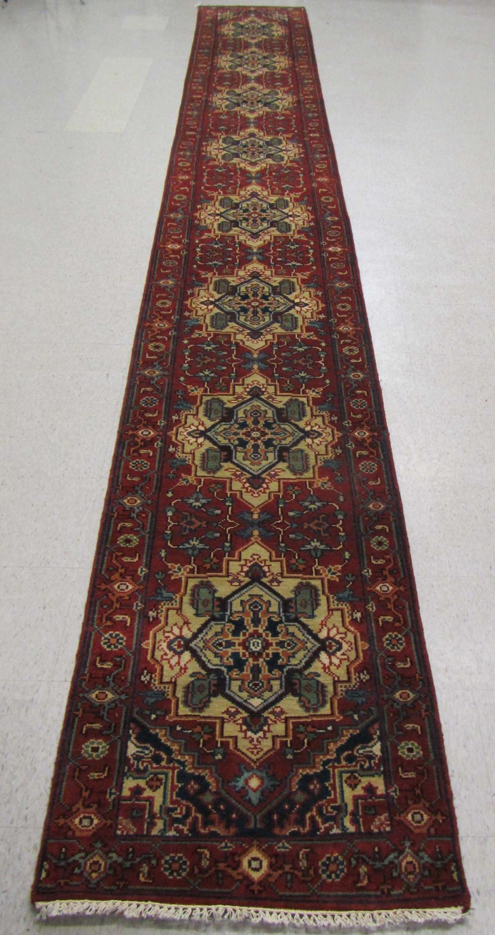 HAND KNOTTED ORIENTAL LONG RUG  316b52