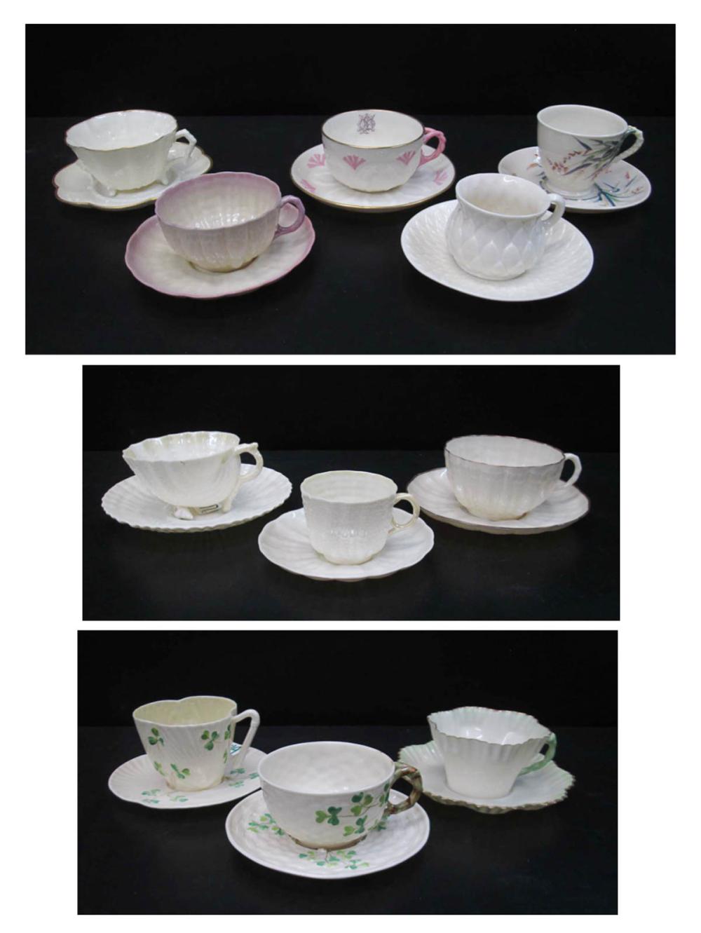 ELEVEN BELLEEK PARIAN PORCELAIN 316b7f