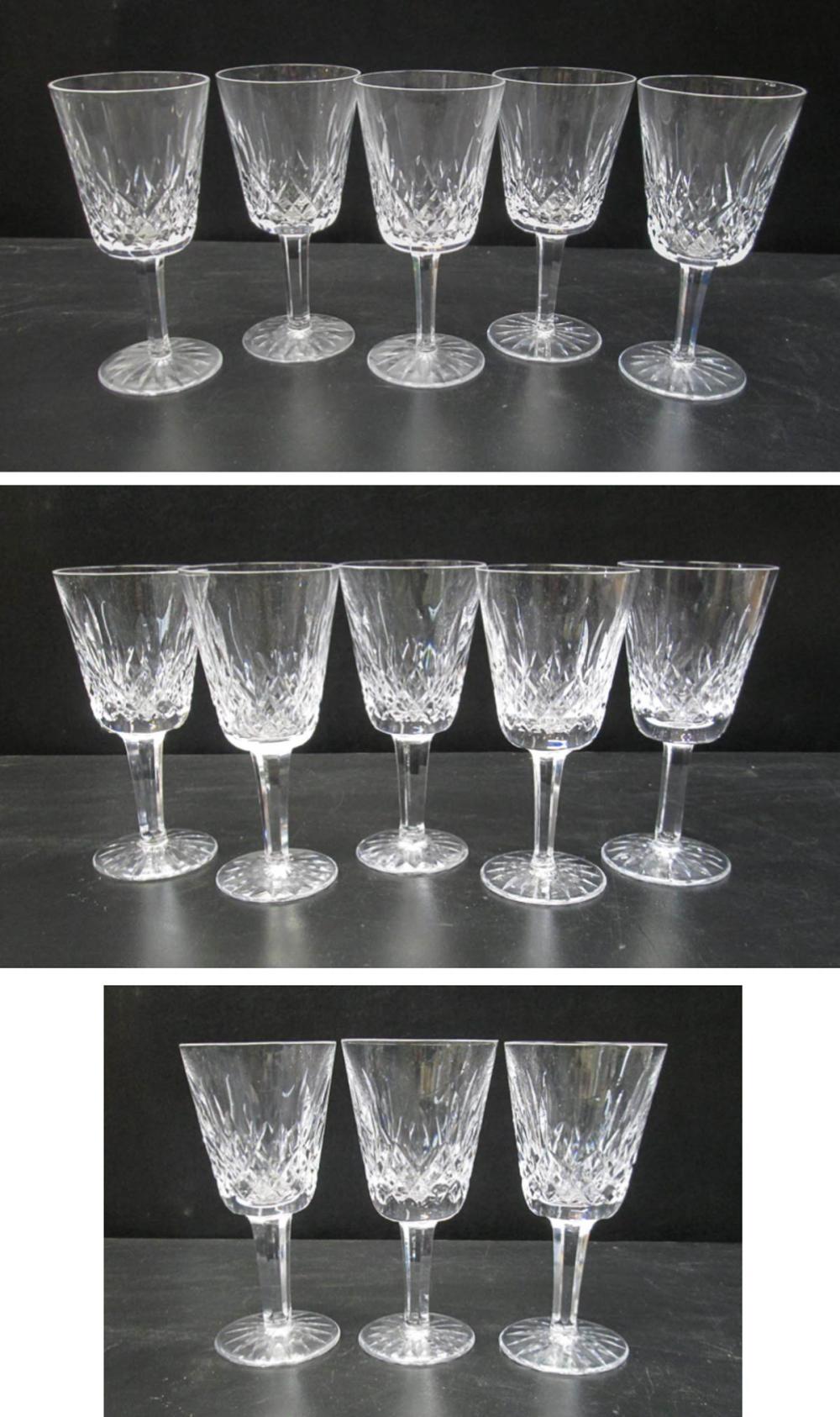 SET OF WATERFORD LISMORE CUT 316bc9
