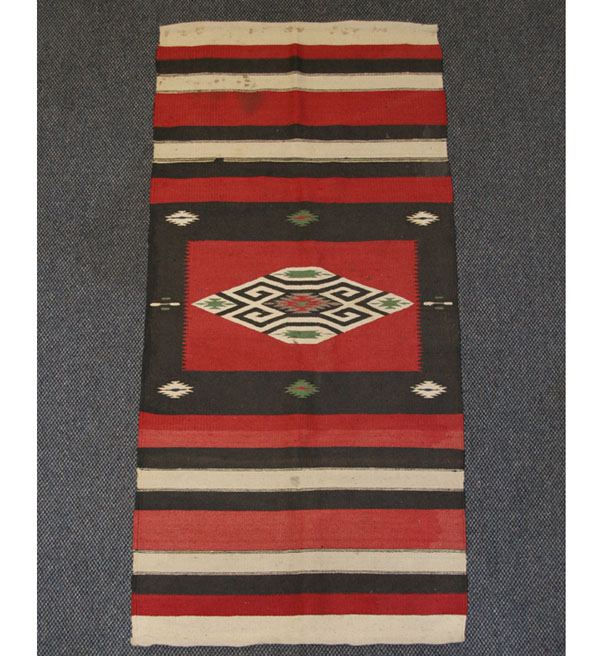 Lot of 3 Indian rug blanket weavings  4f12e