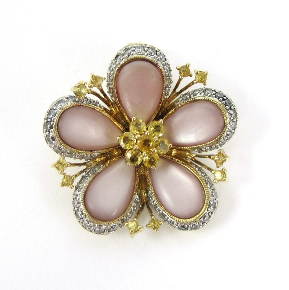 CITRINE PINK MOTHER OF PEARL AND 316bda