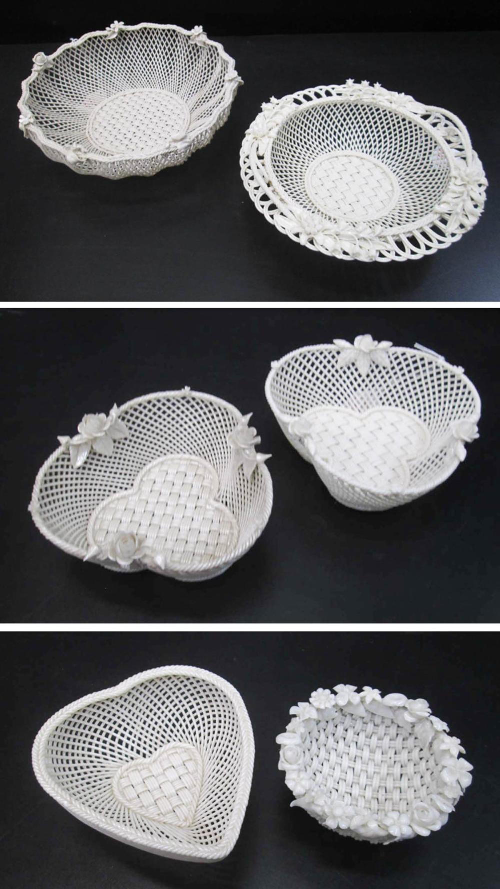 BELLEEK AND BELLEEK ATTRIBUTED PARIAN